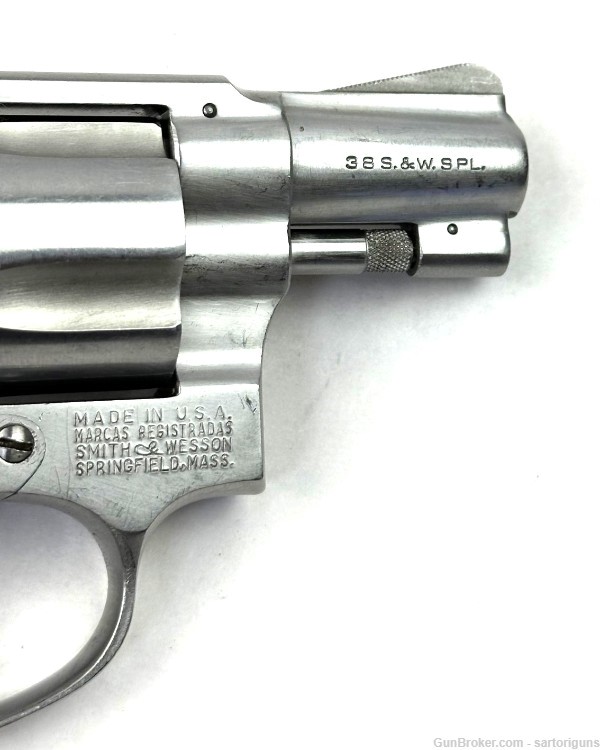 Smith & Wesson 60 .38spl revolver 2" stainless -img-2