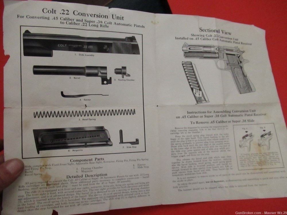 Super Desirable 1949 COLT 1911 Government Automatic .45 ACP , 45 1911a1-img-162