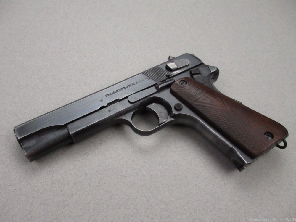  1943 German Occupation Radom VIS Polish Pistol WWII 9mm Luger P38-img-8