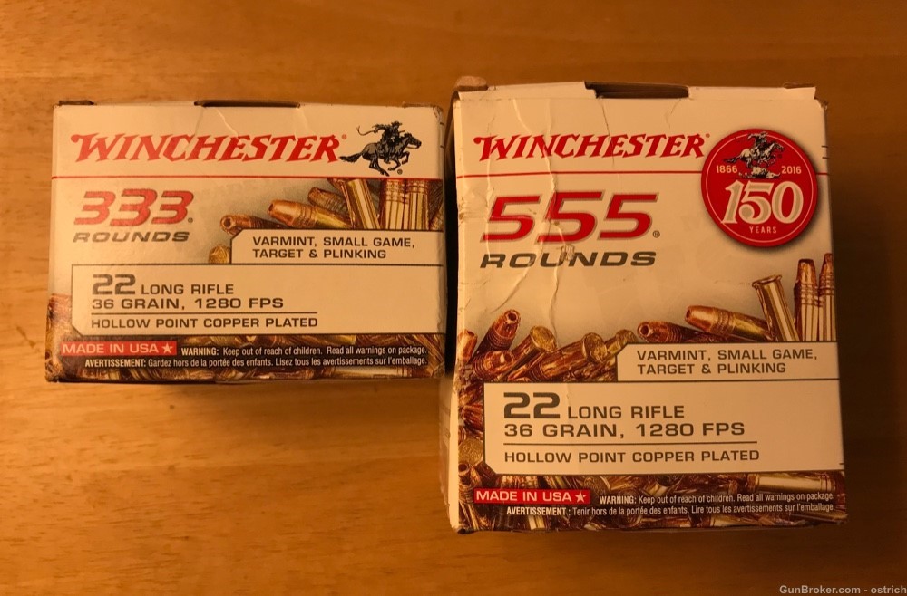 1900+ rounds Winchester & Remington .Assortment 22lr  HPs and Hi-Velocity-img-1