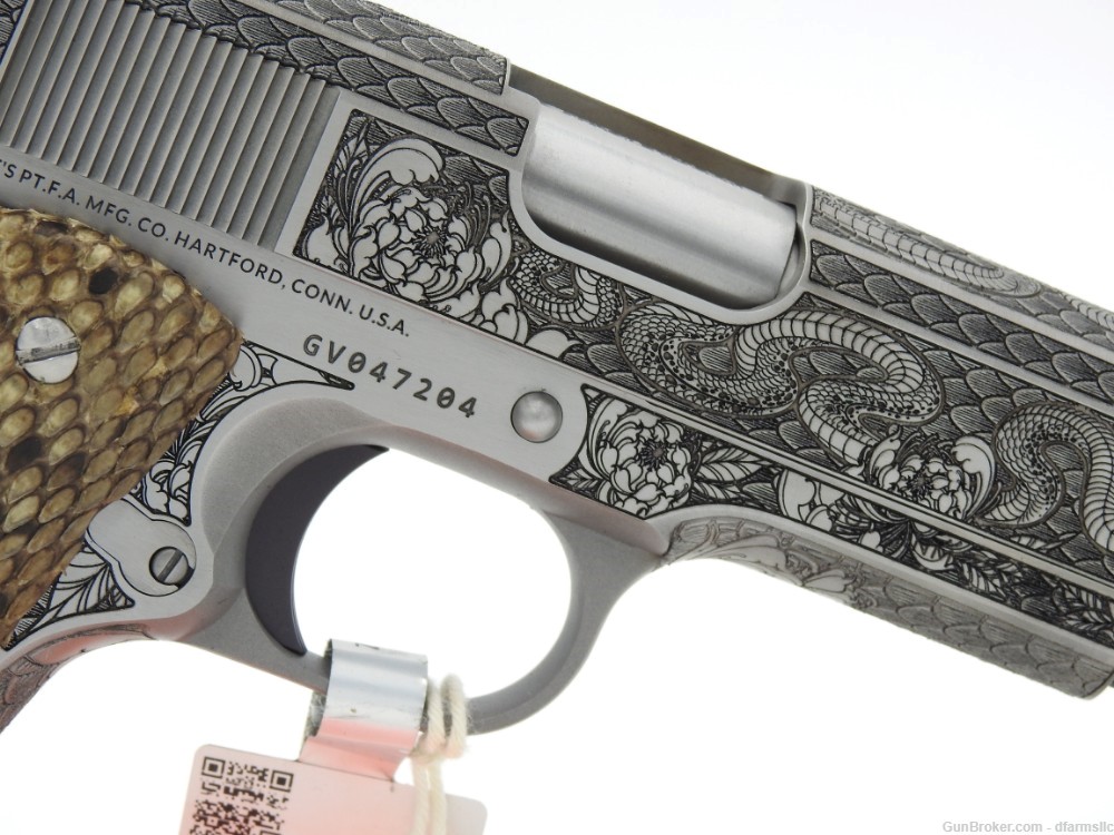 Rare Unique Custom Engraved Colt MK IV Series 70 Gov't Model 1911 45 ACP-img-15