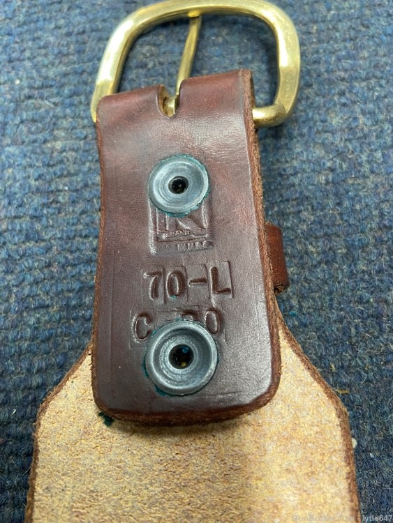 Leather shotgun shell belt 20 ga.-img-2