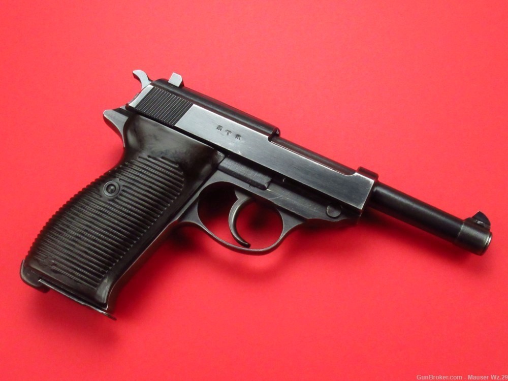 Very nice 1942 WWII Used German Walther P38 pistol AC42 German 9mm Luger-img-44