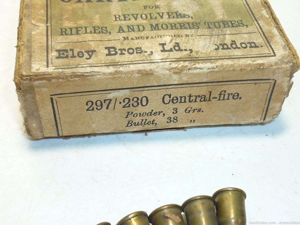 5rd .297/230 SHORT MK I Morris Tube ORIGINAL AMMO Martini Subcaliber Device-img-18