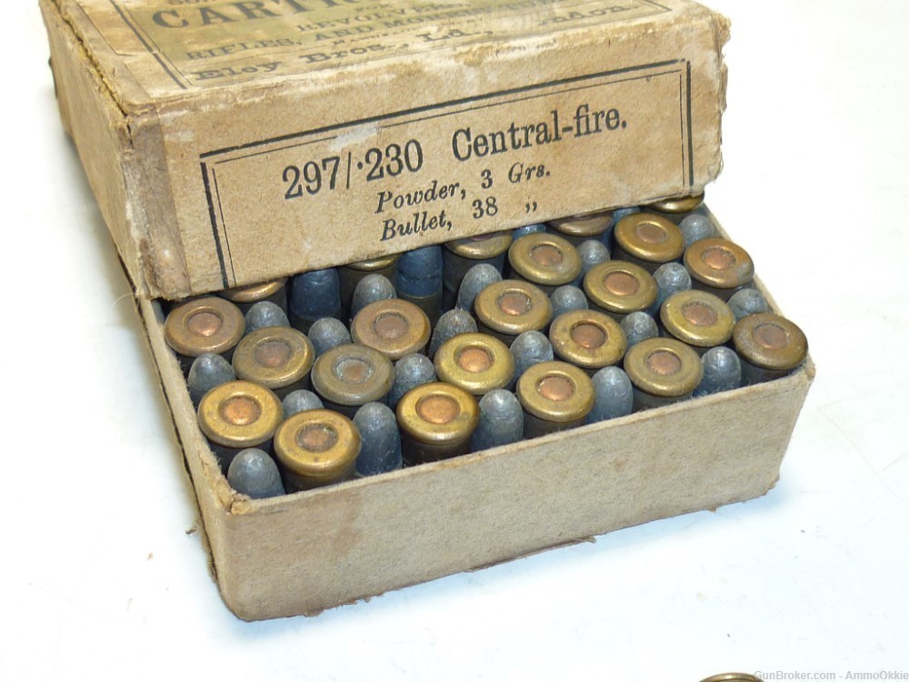 5rd .297/230 SHORT MK I Morris Tube ORIGINAL AMMO Martini Subcaliber Device-img-23