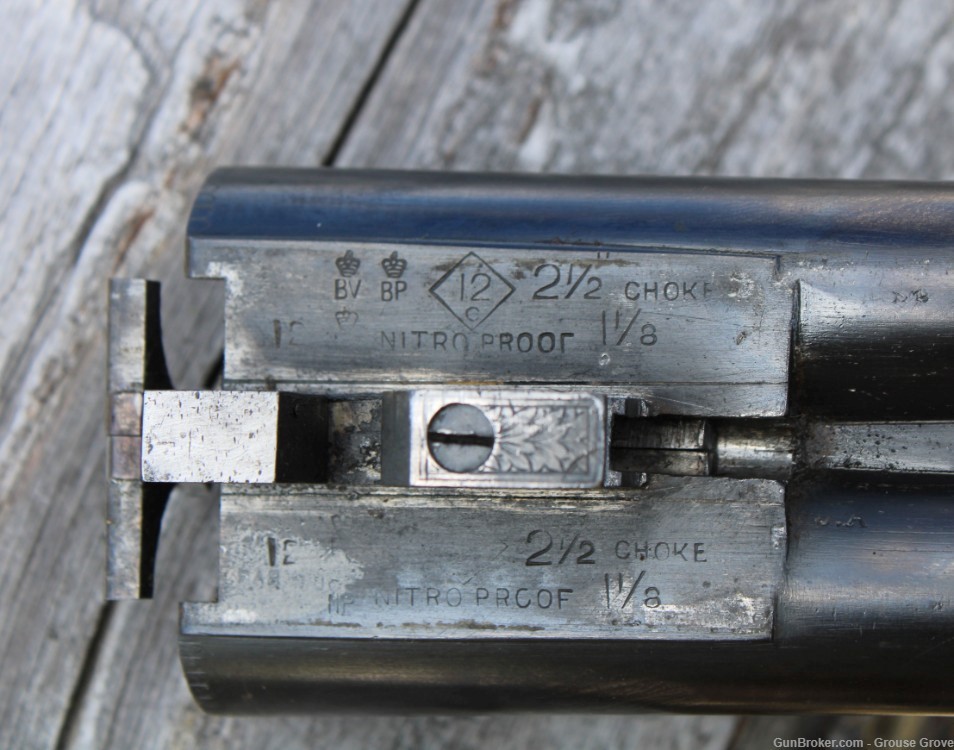 Vickers Armstrong (of London) Unusual Lightweight 12 Ga Sidelock Ejector $1-img-14