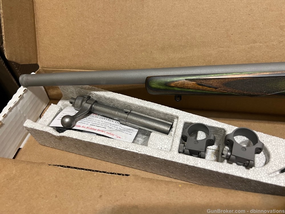 Ruger 77/17 .17 WSM Green Mountain Laminate Stainless 18.5" Threaded 7219-img-7