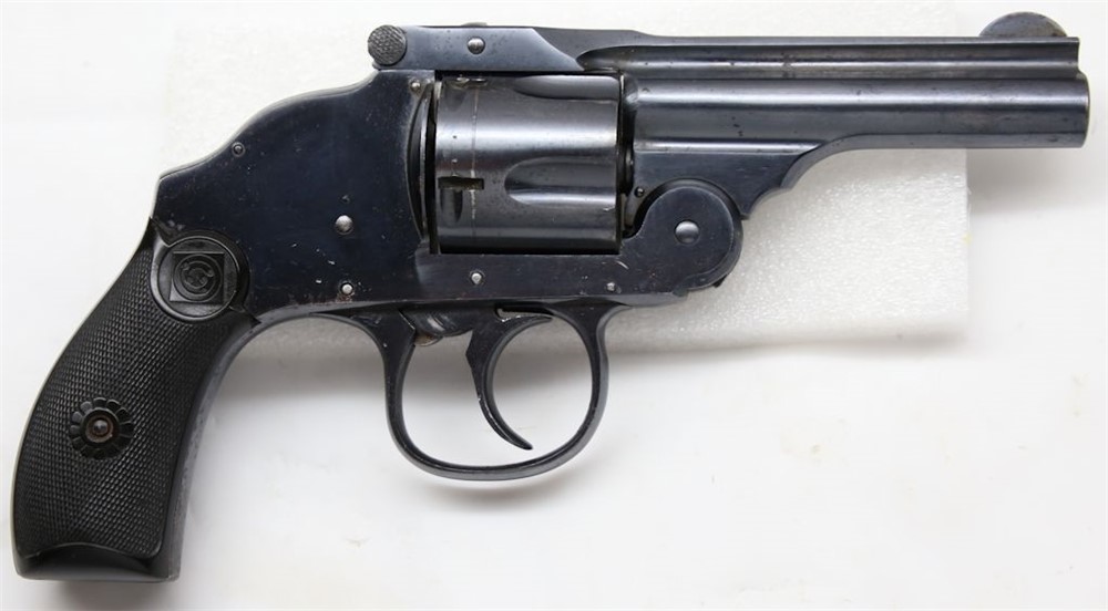 H&R Hammerless Top Break .38 S&W Made 1914 Revolver Blued-img-0