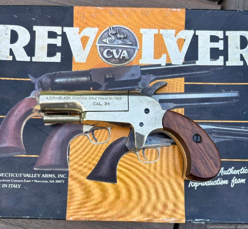 CVA Vest Pocket Derringer PP 618 .31 caliber, black powder muzzle loader-img-0