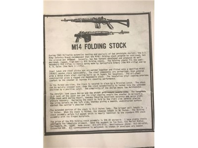 FOLDING STOCK FOR M1 A1