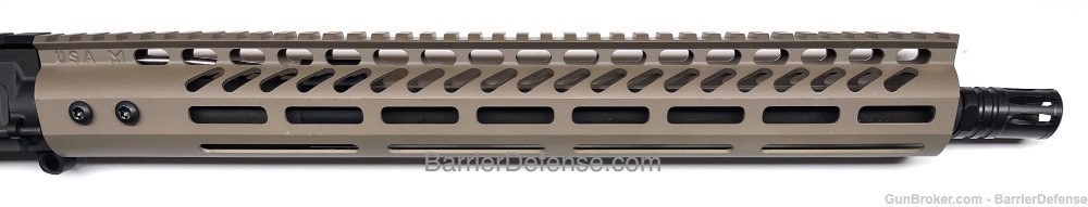 Complete AR15 2-Tone 300 Blackout Upper w/15" FDE M-LOK, AR-15 300BO-img-2