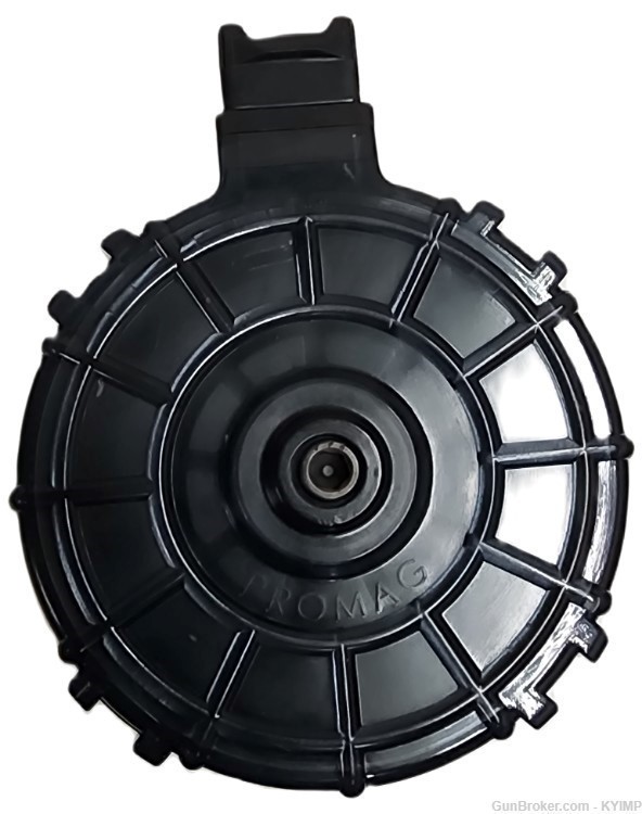 SAIGA 10 round Drum Magazine 12 Gauge Polymer Black SAI 05-img-0