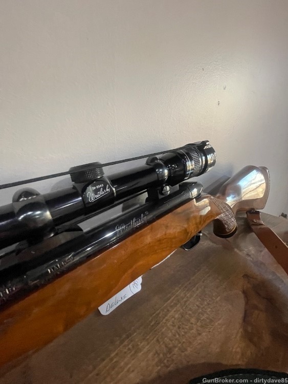Beautiful weatherby mark v deluxe 270 wby magnum must see this jewel -img-26