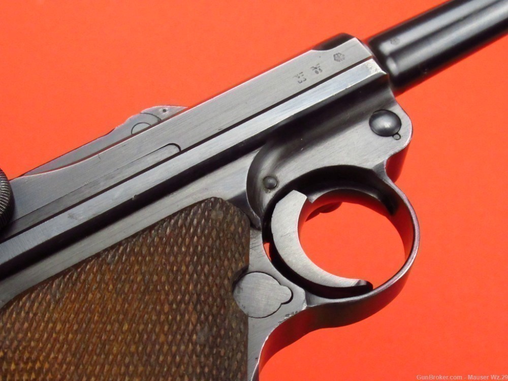 Sharp 1937 code 42 Luger P08 Mauser German Army Pistol 9mm P38 -img-50