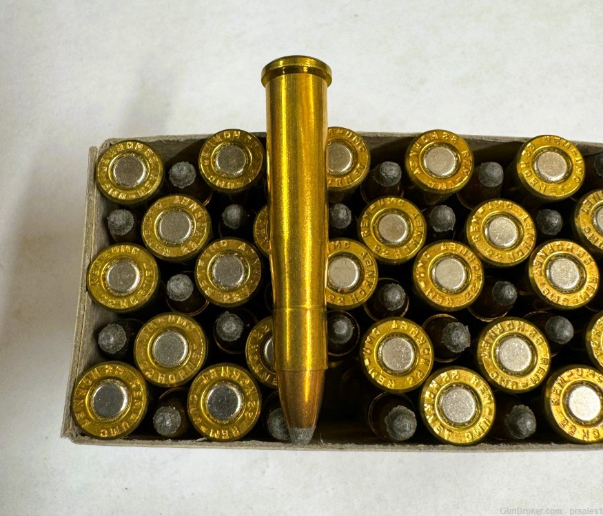 Full box Remington Kleanbore Military Issue 22 Hornet Hi-Speed Ammunition-img-5