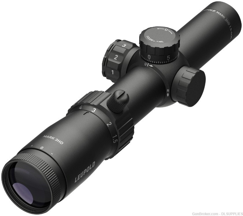 LEUPOLD MARK 3HD MATTE BLACK 1.5-4X20MM 30MM TUBE ILLUMINATED FIREDOT TMR-img-0