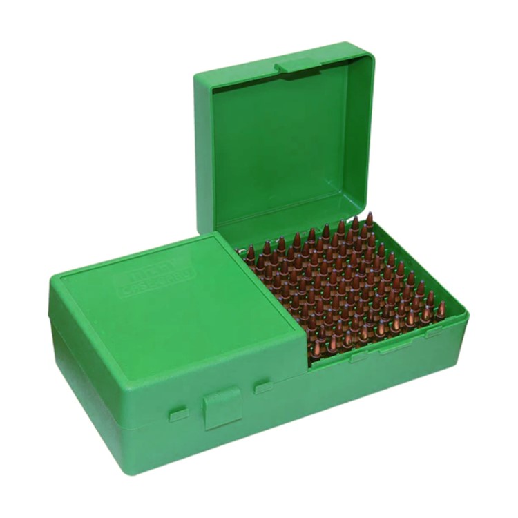 MTM 200 Round 223 204 Ruger 6x47 Green Flip-Top Ammo Box (RS200-10)-img-1