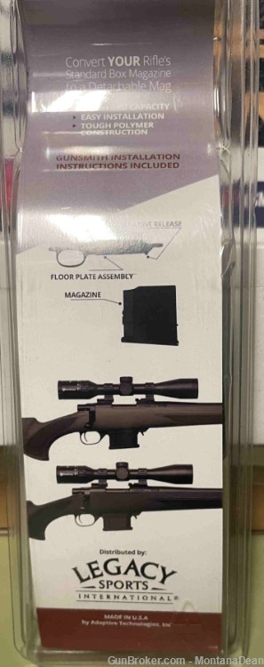 Drop in Detachable Box Magazine for Howa 1500 or Weatherby Vanguard-img-0