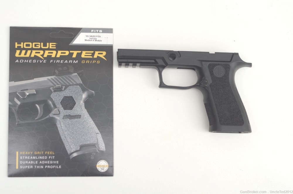 Sig P320XF Grip module with free Hogue wrapter adhesive grip tape-img-0