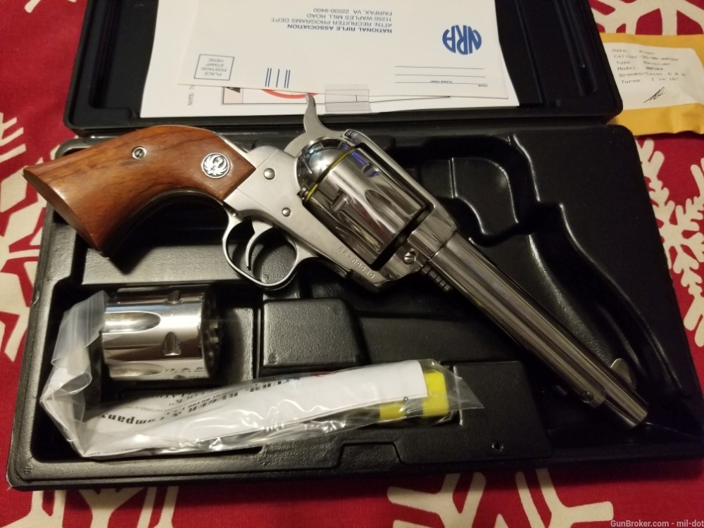 Ruger Vaquero Bright Stainless 40S&W convertible -img-1