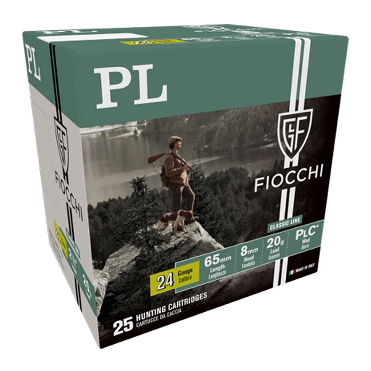FIOCCHI Specialty 24Ga 2.5in #8 Lead 25rd/Box Shotshell (24PL18)-img-1