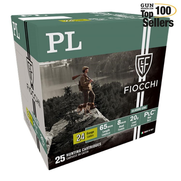FIOCCHI Specialty 24Ga 2.5in #8 Lead 25rd/Box Shotshell (24PL18)-img-0