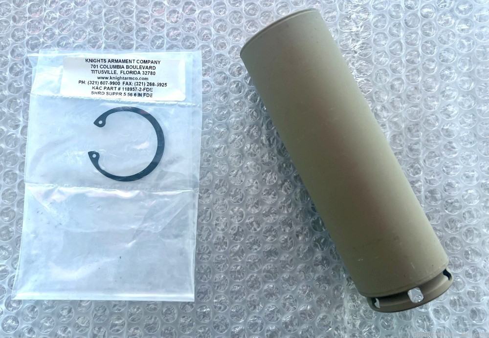 Knights Armament Suppressor Shroud, For CRS, FDE - New, Last Ones-img-0