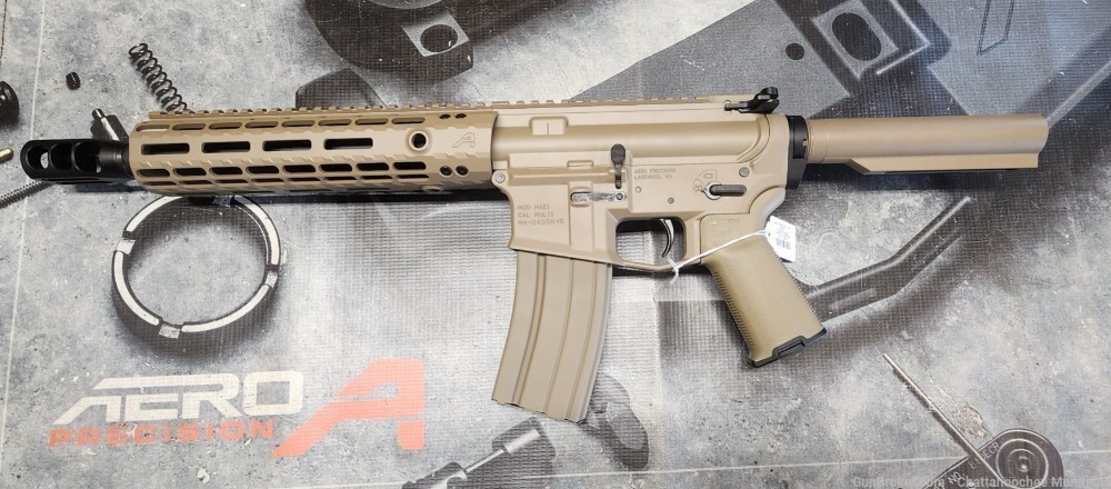 Aero Precision .50 Beowulf M4 10.5" FDE Pistol-img-1