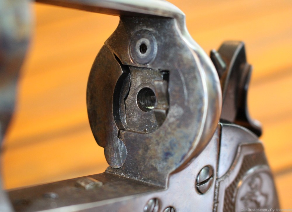 Colt SAA 7.5” Bisley 38wcf (38-40) 1907 Case Hardened RESTORED-img-17