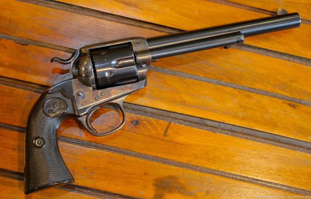 Colt SAA 7.5” Bisley 38wcf (38-40) 1907 Case Hardened RESTORED-img-0