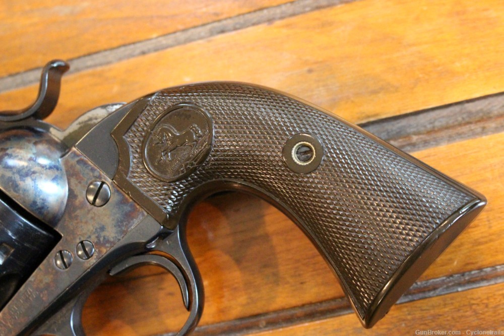 Colt SAA 7.5” Bisley 38wcf (38-40) 1907 Case Hardened RESTORED-img-4