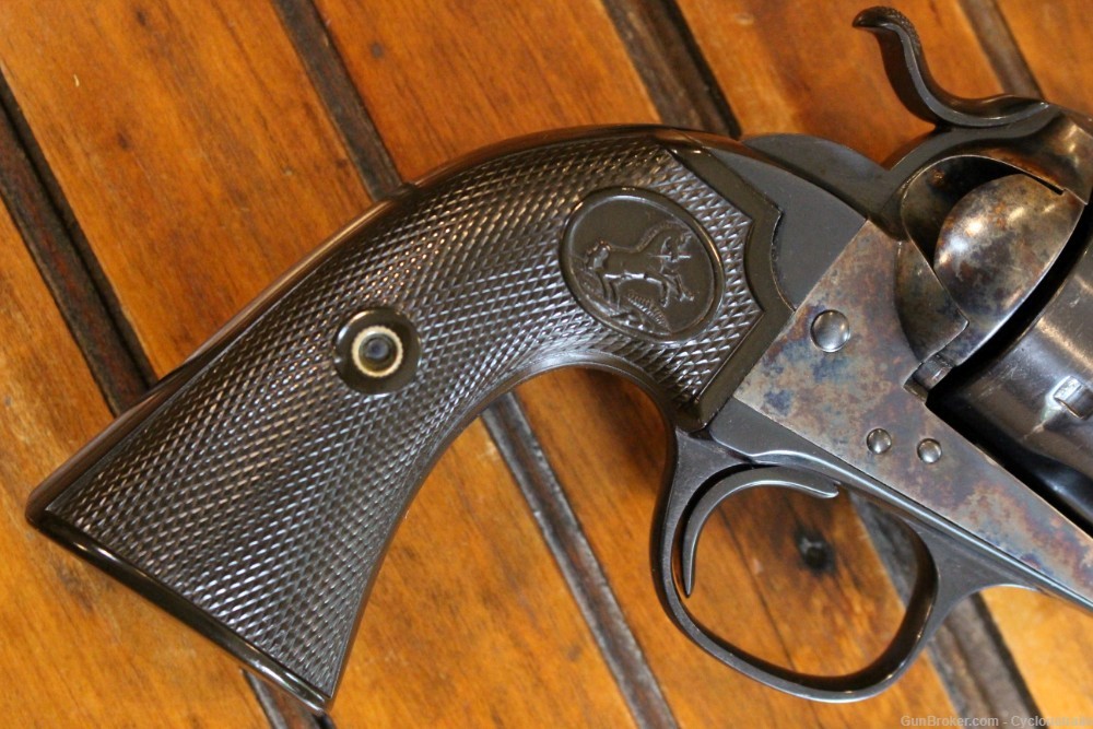 Colt SAA 7.5” Bisley 38wcf (38-40) 1907 Case Hardened RESTORED-img-1