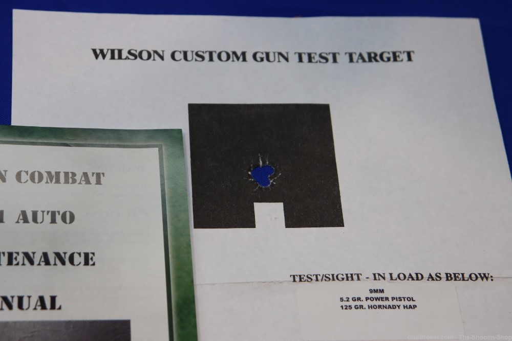 Wilson Combat Tactical Carry 1911 Pistol 9MM SPECIAL ORDER w/ Build Sheet-img-62