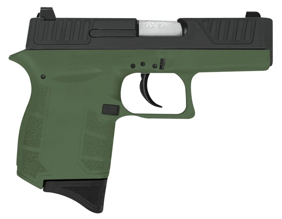 Diamondback DB9 Gen4 9mm Luger Pistol 3.10 OD Green/Black DB0200P101-img-0