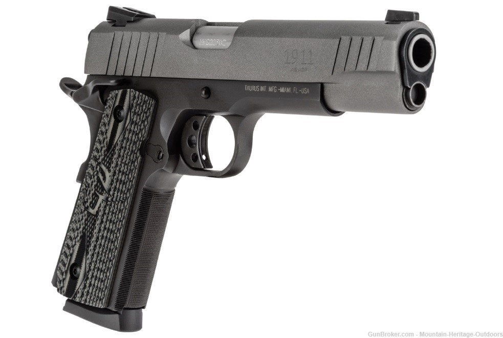 TAURUS 1911 1911FS .45 ACP 5in 8rd Gray Cerakote Semi Pistol 1-191101G-VZ-img-1