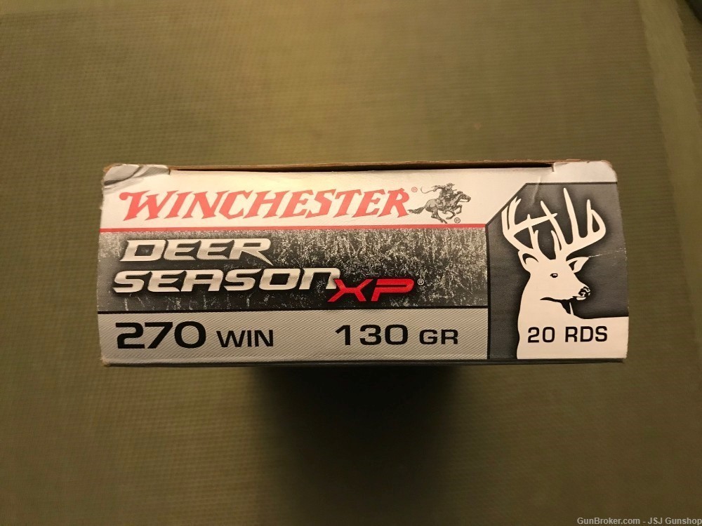 270 Win ammunition 31 rounds 130 grain Extreme Point-img-0