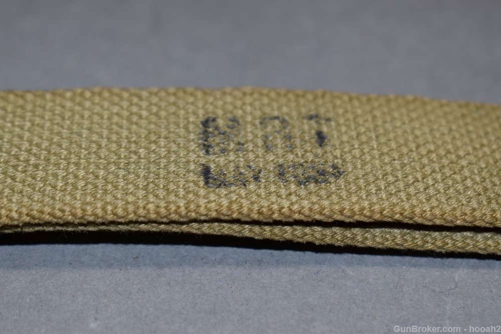 3 Uncommon US Model 1923 M1923 Canvas Cloth Rifle Sling M1 Garand Thompson -img-4