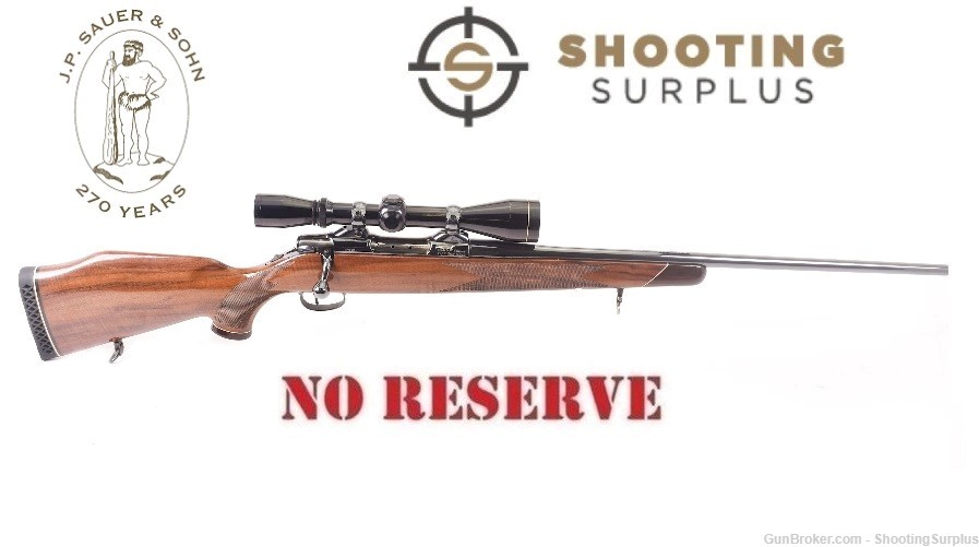 Colt Sauer Sporting Rifle 308 Win SN CR19441 West Germany With Leupold 308 -img-0