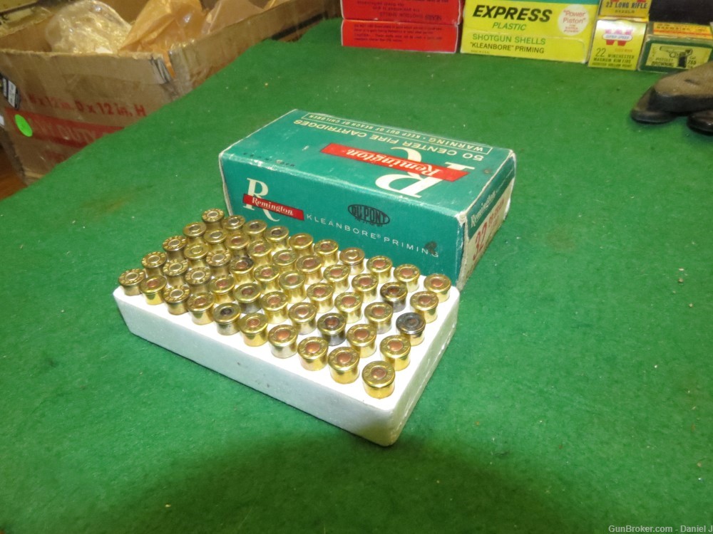 Collector's  Vintage 32 S&W Short Ammo in a Long Box, (50) Rounds-img-1