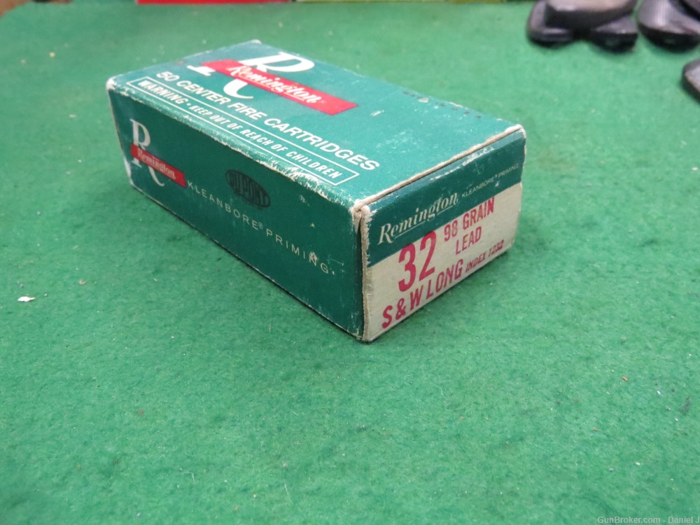 Collector's  Vintage 32 S&W Short Ammo in a Long Box, (50) Rounds-img-8