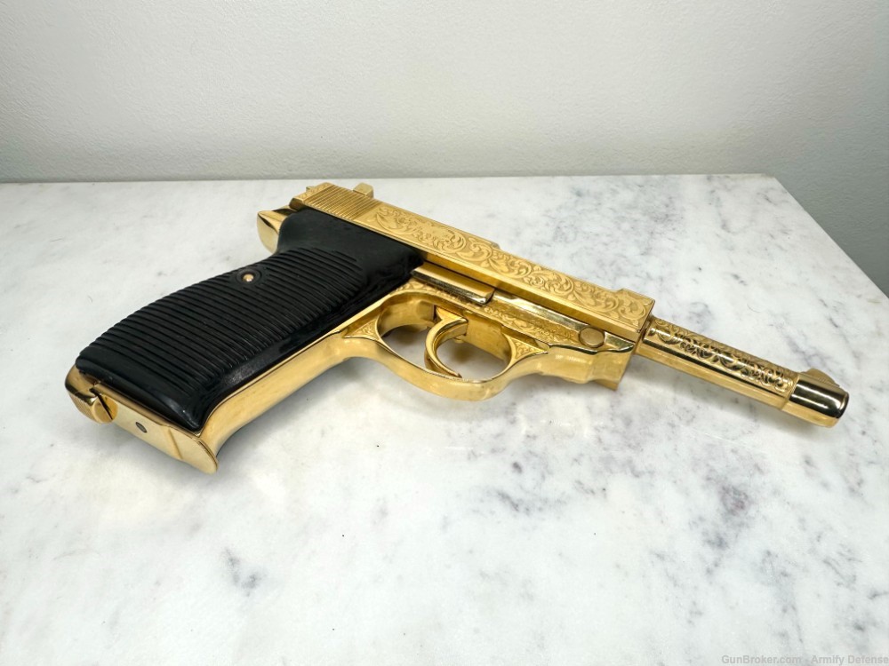 Walther P38 AC40 24k Gold ENGRAVED-img-14