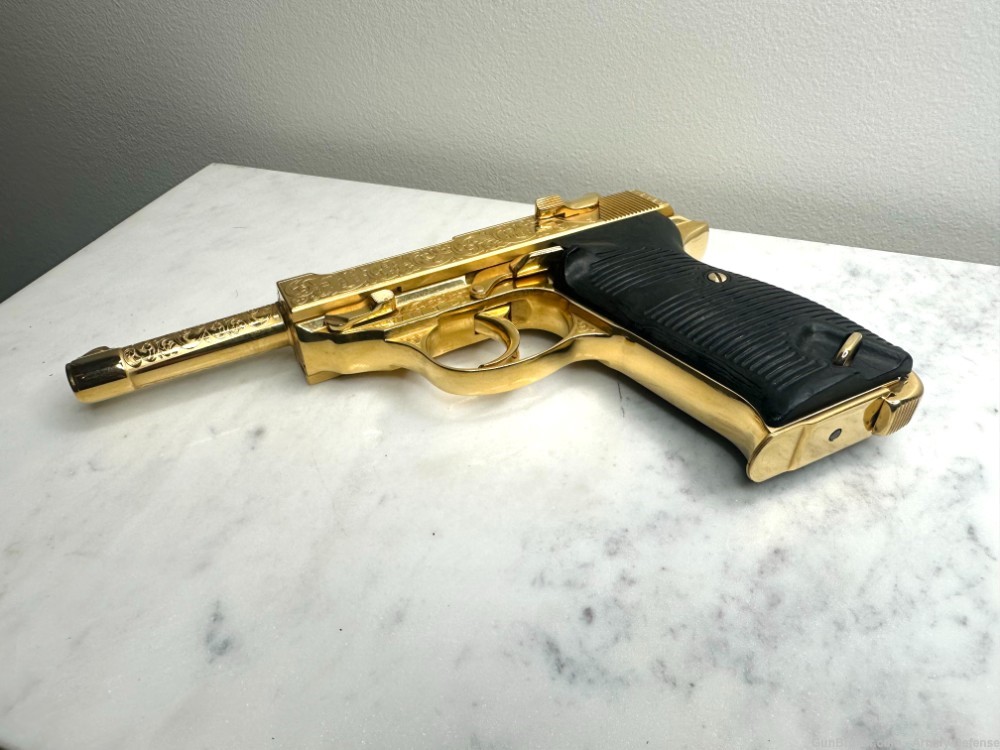 Walther P38 AC40 24k Gold ENGRAVED-img-10