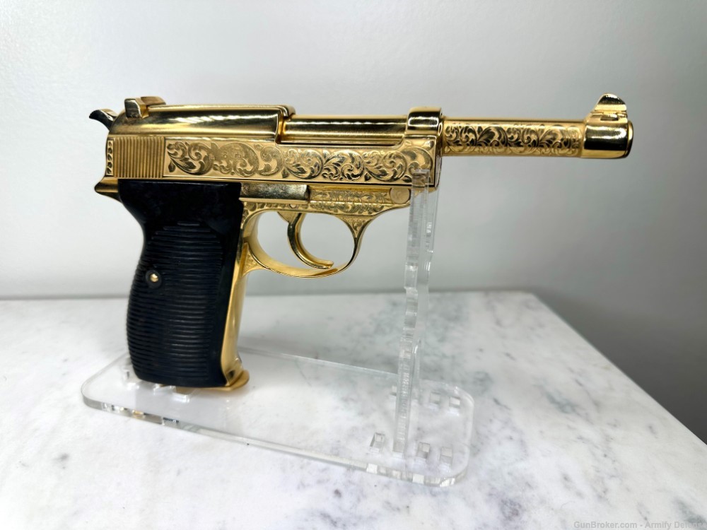 Walther P38 AC40 24k Gold ENGRAVED-img-1