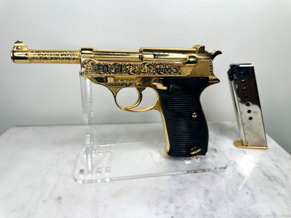 Walther P38 AC40 24k Gold ENGRAVED-img-17