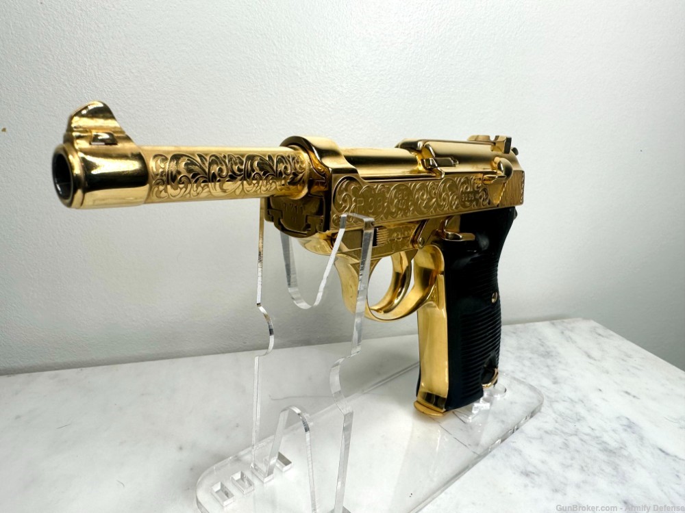 Walther P38 AC40 24k Gold ENGRAVED-img-4