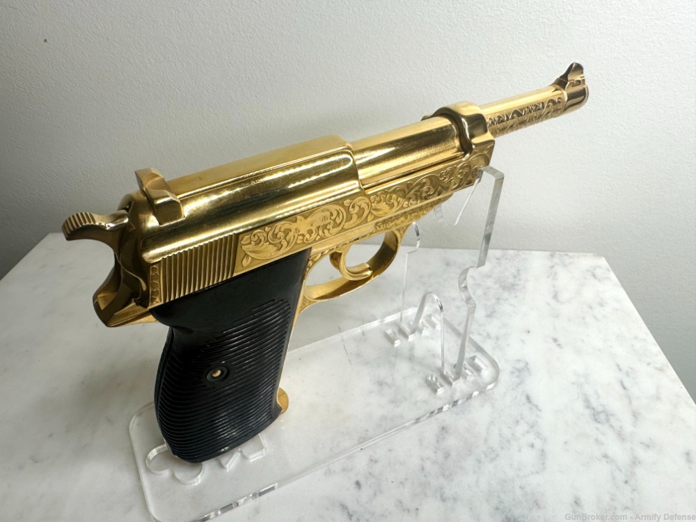Walther P38 AC40 24k Gold ENGRAVED-img-2