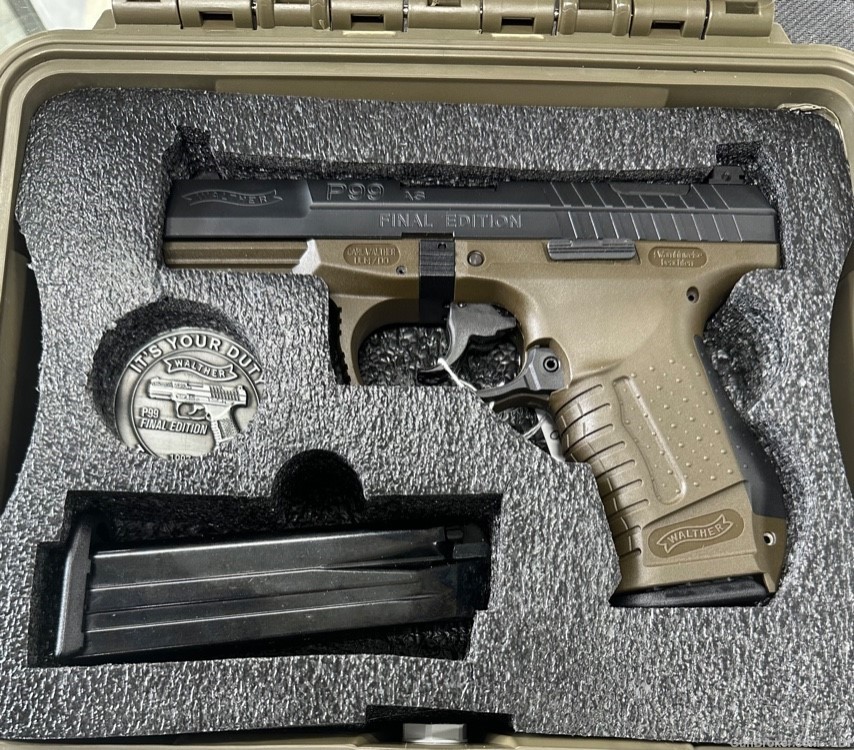 Walther P99 AS Final Edition 9mm 4" BBL DA/SA W/Decock -img-0