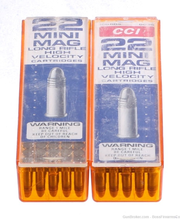 CCI .22 Mini Mag 40gr Round Nose Lot of 200- New Old Stock (JFM)-img-0