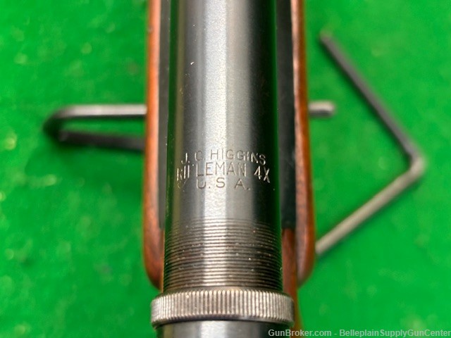 J.C HIggins Model 30 .22LR 24" Brl W/Scope-img-12