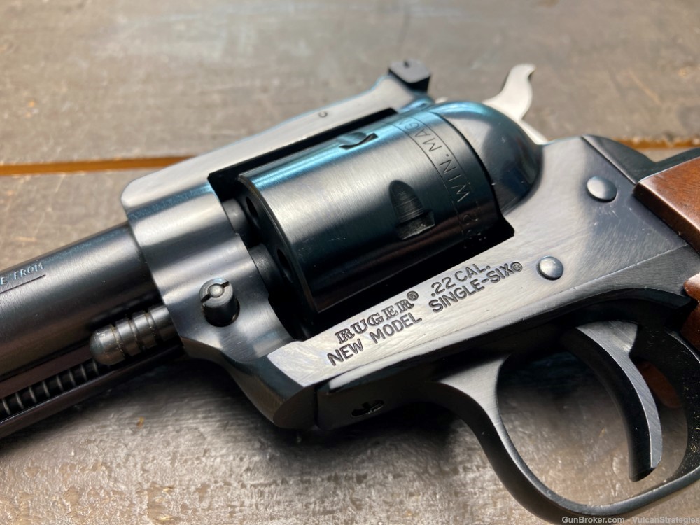 1989 Ruger New Model Single Six .22LR .22 Magnum Penny Auction-img-7